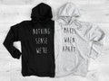 Matching Best Friends Hoodie Set Nothing Makes Sense When We39re Apart Hooded Jumpers Couple Gift Hoodie – Fan Favorite · Perfect For Daily Wear