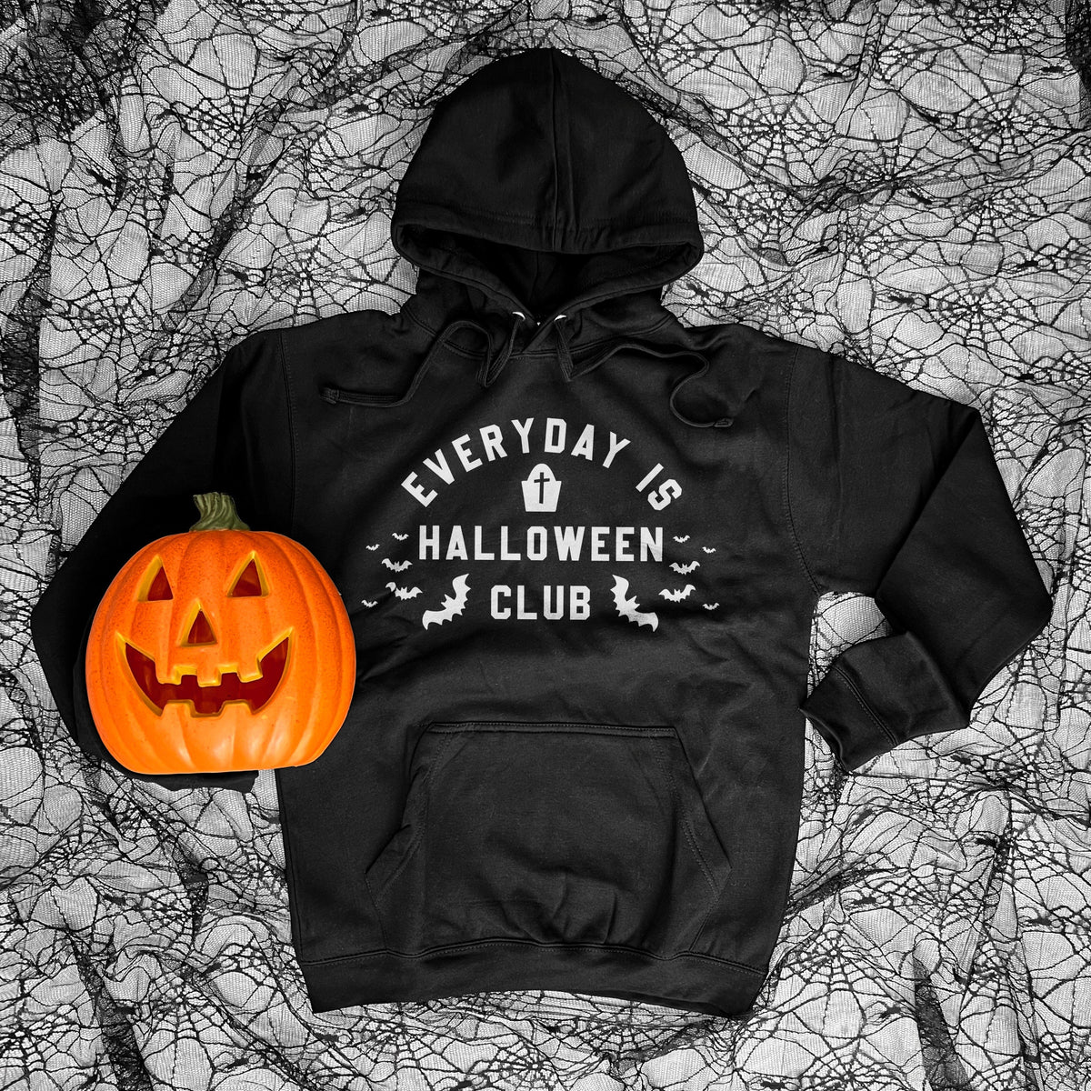 Black Halloween Hoodie Trendy Halloween Hoodies College Style Halloween Hoodie Halloween Obsessed Everyday Is Halloween Hoodie Hoodie – Feel-Good Design · High-Quality Print
