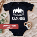Camping Baby Bodysuit Outdoor Baby Bodysuit Camper Baby Bodysuit Baby Shower Gift Pack My Diapers I39m Going Camping Baby Bodysuit Graphic Tee – Fan Favorite · Perfect For Daily Wear