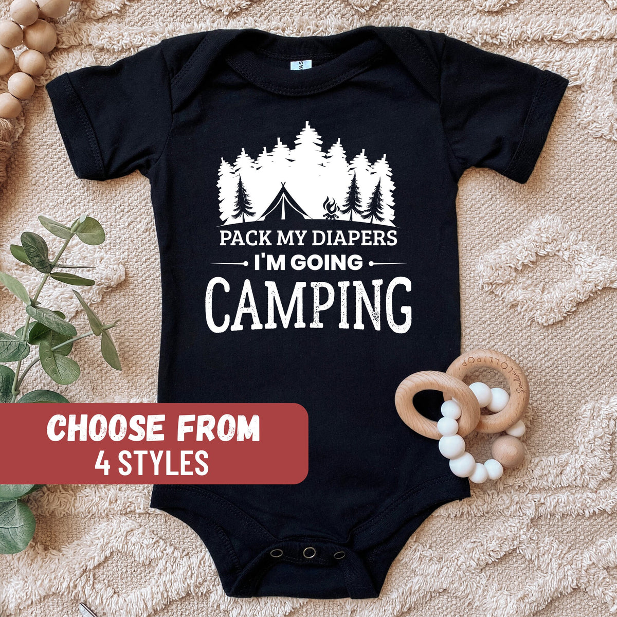 Camping Baby Bodysuit Outdoor Baby Bodysuit Camper Baby Bodysuit Baby Shower Gift Pack My Diapers I39m Going Camping Baby Bodysuit Graphic Tee – Fan Favorite · Perfect For Daily Wear