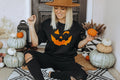 Winking Pumpkin Sweatshirt Cute Halloween Sweatshirt Womens Pumpkin Sweatshirt Ladies Halloween Pumpkin Sweatshirt Sweatshirt – Feel-Good Design · Must-Have Style