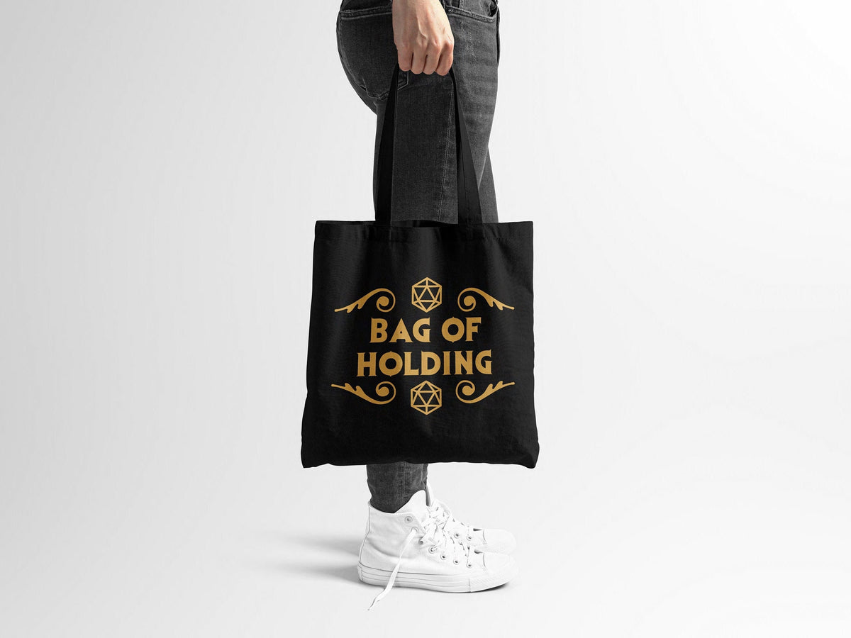 Bag Of Holding Tote Bag Dungeons And Dragons Bag Dungeons And Dragons Binder Bag Dungeons And Dragons Book Bag Tote Bag – Aesthetic Look · High-Quality Print