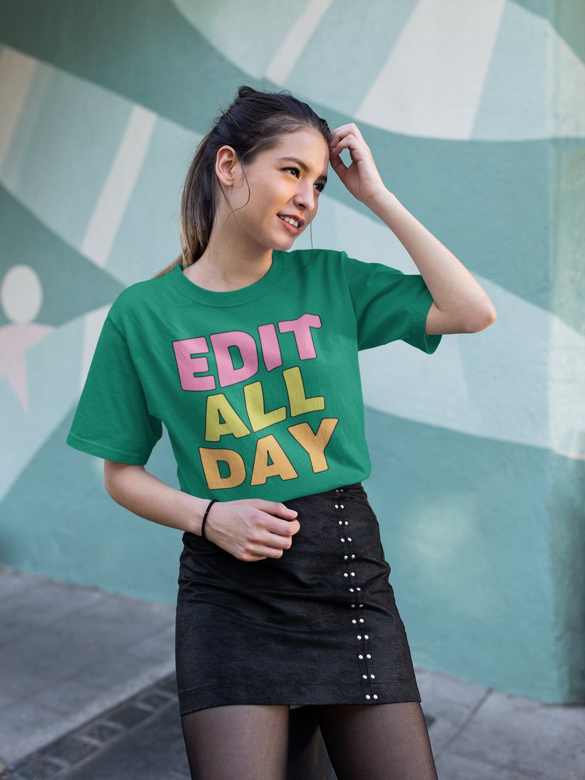 Gift for Author Edit All Day Tee with Cute Retro Text Book Author Wedding Photographer Gift Editing Gift Idea Creative Writer Shirt Graphic Tee – Warm & Stylish · Top Pick For Any Outfit