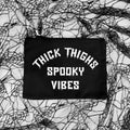 Goth Makeup Bag Thick Thighs Spooky Vibes Makeup Bag Gothic Clutch Bag Grab Bag Black Goth Makeup Brush Bag Goth Zip Up Makeup Bag Tote Bag – Feel-Good Design · Perfect For Daily Wear