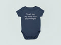 Funny Psychology Baby Shirt Psychologist Baby Onepiece My Mom Is A Psychologist Baby Shower Gift Idea Many Sizes And Colors Graphic Tee – Soft Feel · Perfect For Daily Wear