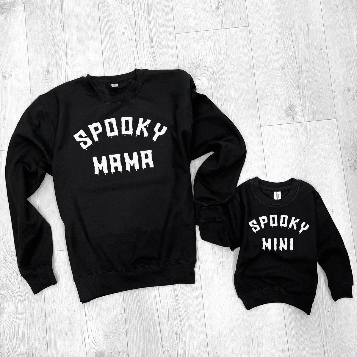 Matching Mom Kids Halloween Sweatshirts Mama And Mini Halloween Shirts Mother Daughter Halloween Sweatshirt Spooky Mama Spooky Mini Sweatshirt – Feel-Good Design · Top Pick For Any Outfit