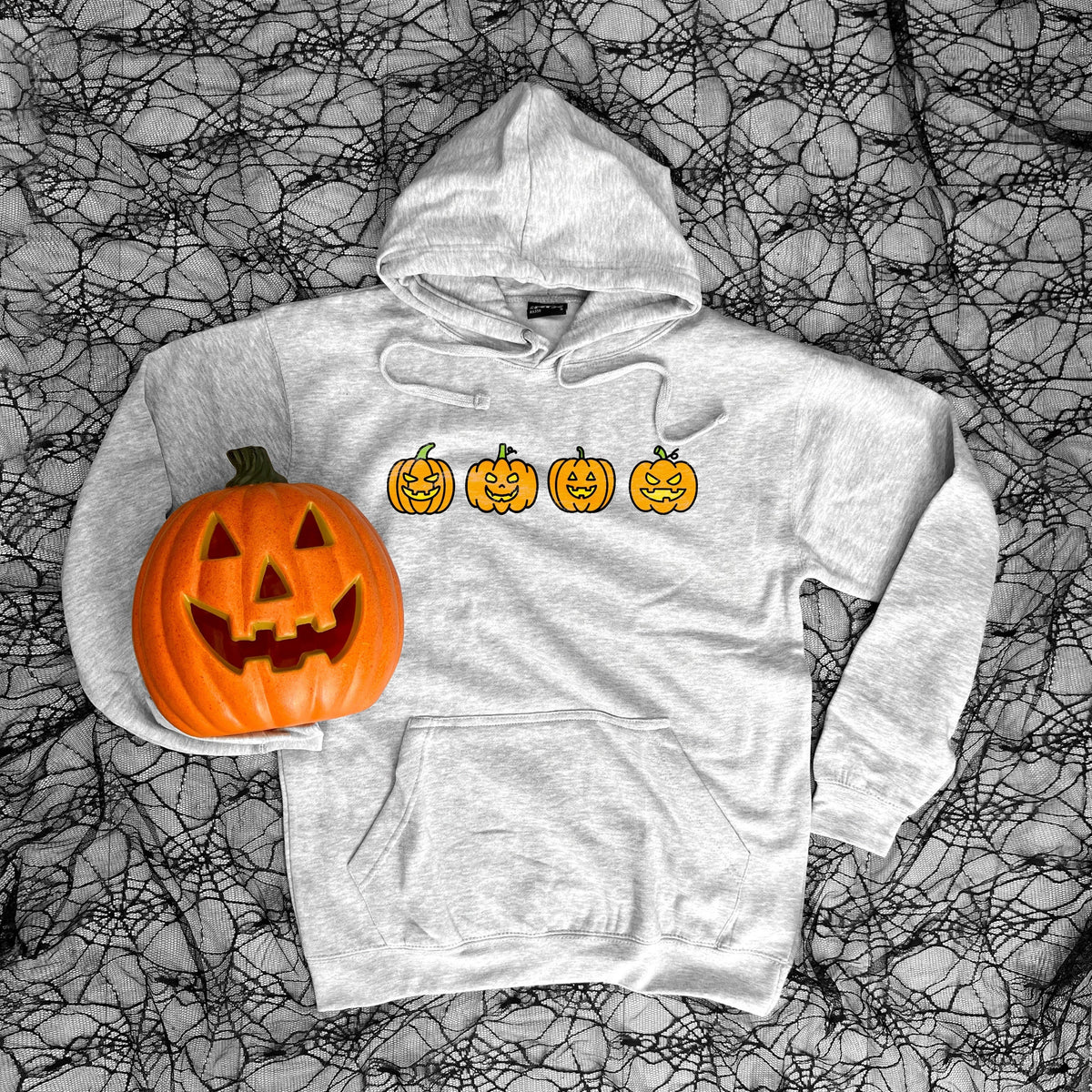 Fall Hoodie Fall Pumpkin Hoodie Fall Season Hoodie Pumpkin Hoodie Unisex Pumpkin Hoodie Autumn Hoodie Cute Grey Pumpkin Hoodie Hoodie – Soft Feel · Perfect For Daily Wear