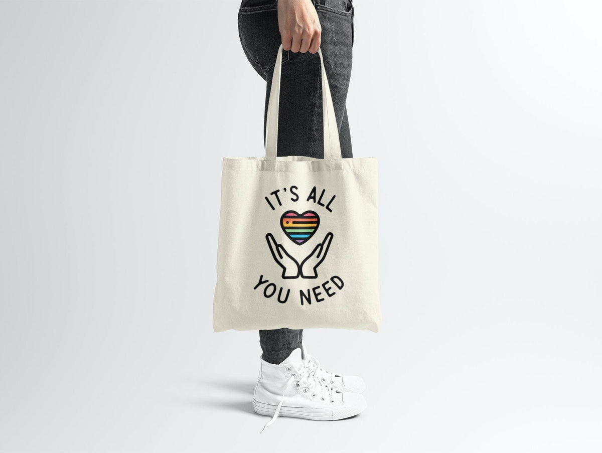 Love Tote Bag Pride Tote Bag It39s All You Need Tote Bag Love Wins Lesbian Gay Pride Bag Tote Bag – Warm & Stylish · Trending Graphic Apparel