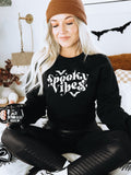 Halloween Retro Sweatshirt Spooky Vibes Sweatshirt Retro Halloween Sweater Retro Fall Sweatshirt Womens Retro Halloween Sweatshirt Sweatshirt – Soft Feel · Must-Have Style