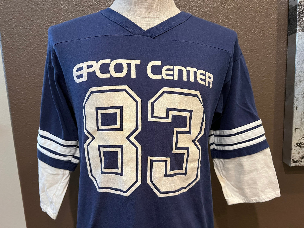 Vintage 8039s Epcot Center Disney World 1983 Navy T Shirt Size L Graphic Tee – Aesthetic Look · Must-Have Style