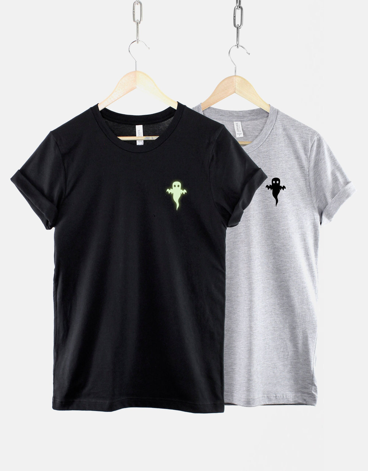 Ghost TShirt Glow In The Dark Halloween TShirt Matching Shirts Cute Ghost TShirt Cartoon Ghost TShirt Halloween Ghost Shirt Graphic Tee – Easygoing Wear · Must-Have Style