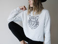 Tiger Sweatshirt Geometric Tiger Sweatshirt Tiger Lover Sweatshirt Tigers Sweater Tiger Gifts Tiger Print Sweatshirt Sweatshirt – Easygoing Wear · Great Gift For Fans