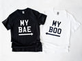 Couples TShirts Cute Couples Shirts Matching Shirts For Couples TShirts For Couples Bae Boo Shirts My Bae My Boo TShirt Set Graphic Tee – Soft Feel · Great Gift For Fans