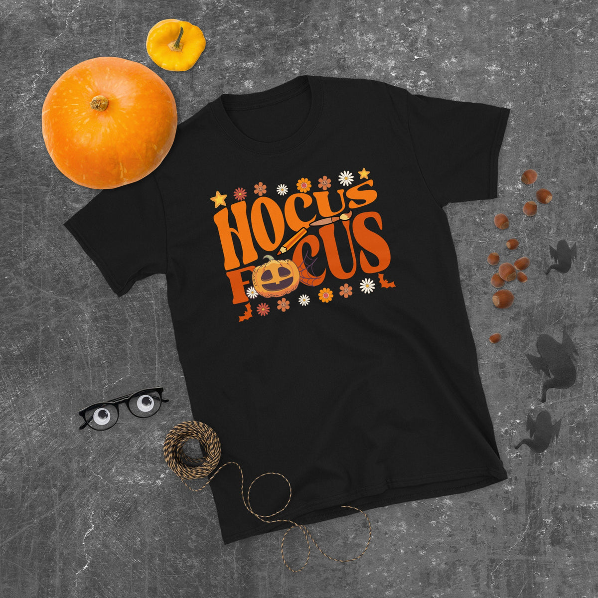 Halloween Teacher Hocus Focus Shirt Graphic Tee – Everyday Comfort · Great Gift For Fans