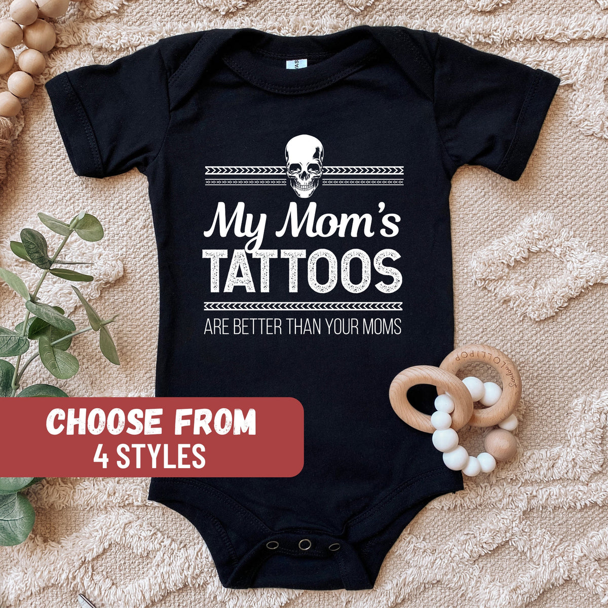 Funny Baby Bodysuit Toddler TShirt Infant Clothing Baby Shower Gift Baby Tees My Mom39s Tattoos Are Better Than Your Moms Baby Bodysuit Graphic Tee – Everyday Comfort · Trending Graphic Apparel