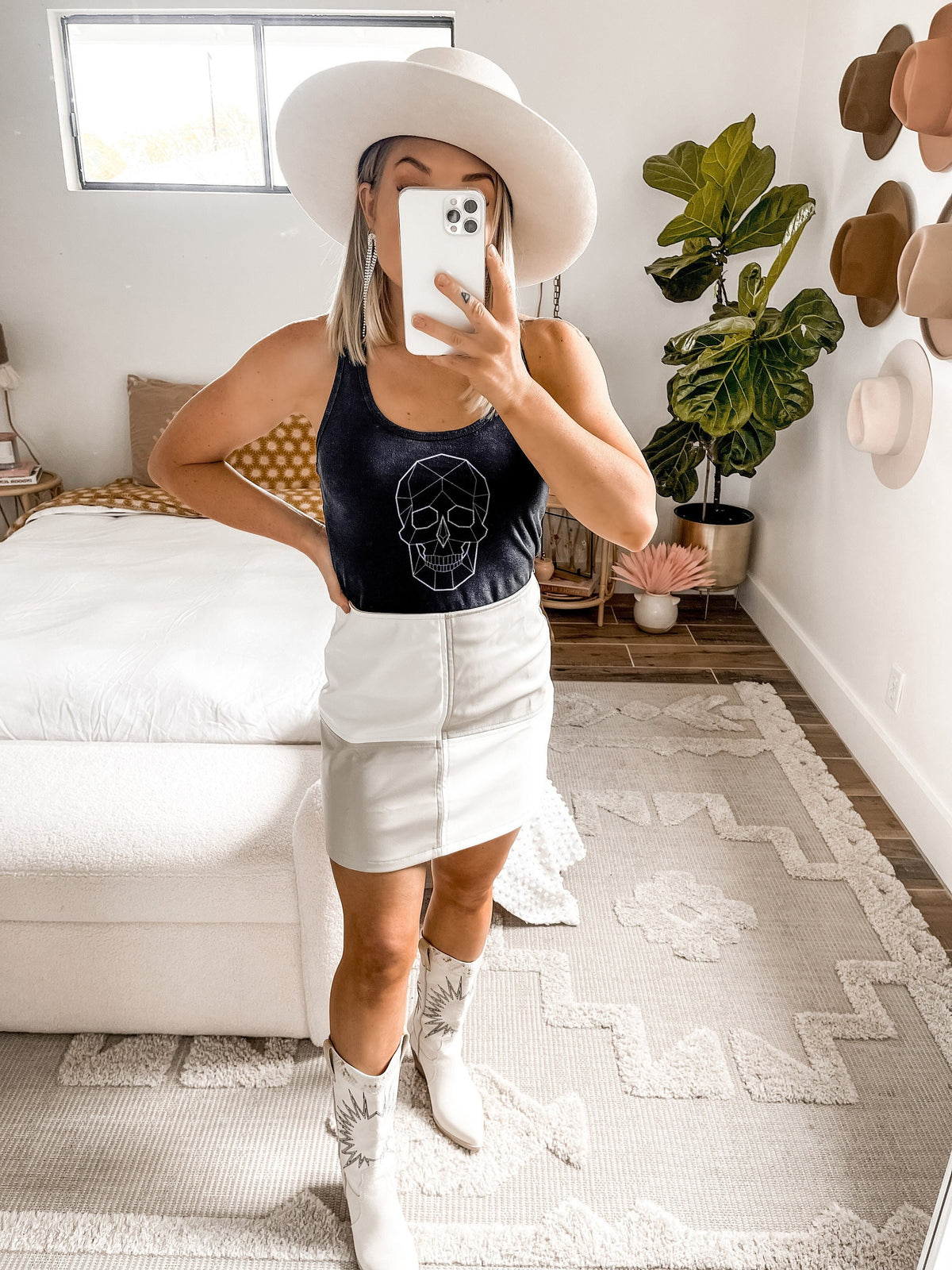 Skull Tank Top Womens Skull Vest Top Geometric Skull Vest Grunge Vest Rock Chick Tank Top Goth Tank Top Tank Top – Premium Graphic · Trending Graphic Apparel