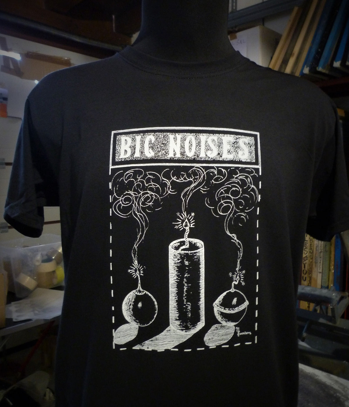 BIG NOISES fireworws t shirt Graphic Tee – Warm & Stylish · Perfect For Daily Wear
