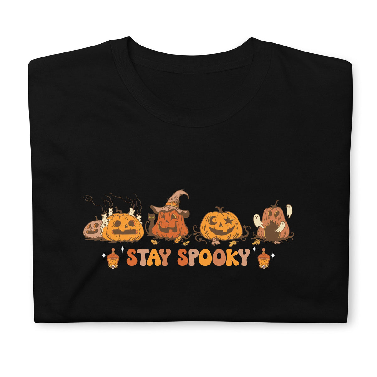 Stay Spooky Shirt Halloween Jack O Latern Cute Pumpkin Tshirt Graphic Tee – Easygoing Wear · Perfect For Daily Wear