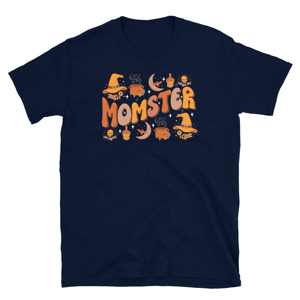 Witchy Mom Momster Halloween Mama Tshirt Graphic Tee – Bold Style · Trending Graphic Apparel
