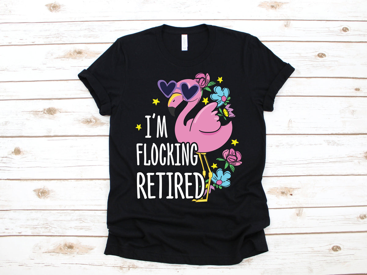 I39m Flocking Retired Shirt Funny Flamingo Retirement TShirt Retirement Party Gift Graphic Tee – Aesthetic Look · Top Pick For Any Outfit