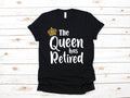 The Queen Has Retired Shirt Funny Retirement Party Tee Retirement Gift Coworker TShirt Hoodie Sweatshirt Tank Top Hoodie – Aesthetic Look · Must-Have Style