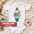 Surfer Baby Bodysuit Surfing Baby Bodysuit Pregnancy Announcement Baby Shower Gift Baby Gift Daddy39s Surfing Buddy Baby Bodysuit Graphic Tee – Cozy Vibes · Trending Graphic Apparel
