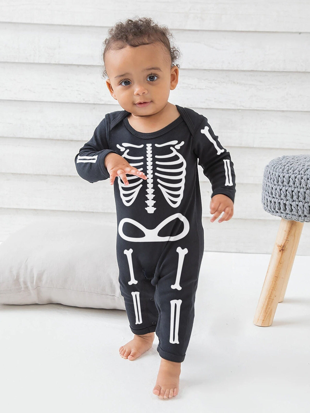 Skeleton Baby Grow Halloween Baby Grow Skeleton Romper Halloween Baby One Piece Baby Halloween Costume Toddler Halloween Costume Graphic Tee – Cozy Vibes · Great Gift For Fans