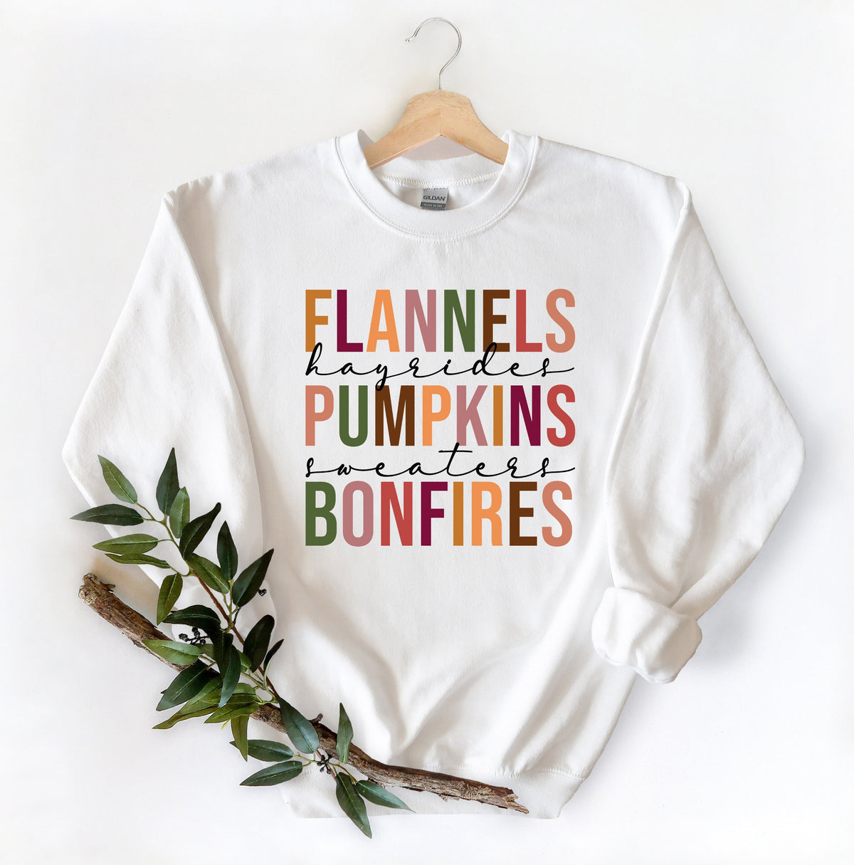 Flannels Hayrides Pumpkins SweatersBonfires ShirtThanksgiving ShirtPumpkin Spice SeasonThanksgiving Matching ShirtThankful Shirt Graphic Tee – Cozy Vibes · Must-Have Style