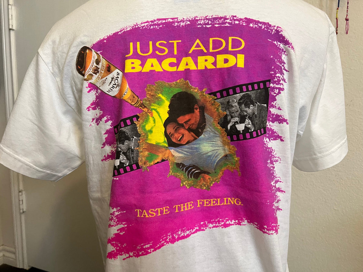 Vintage 9039s Just Add Bacardi Taste The Feeling T Shirt L Graphic Tee – Everyday Comfort · Trending Graphic Apparel