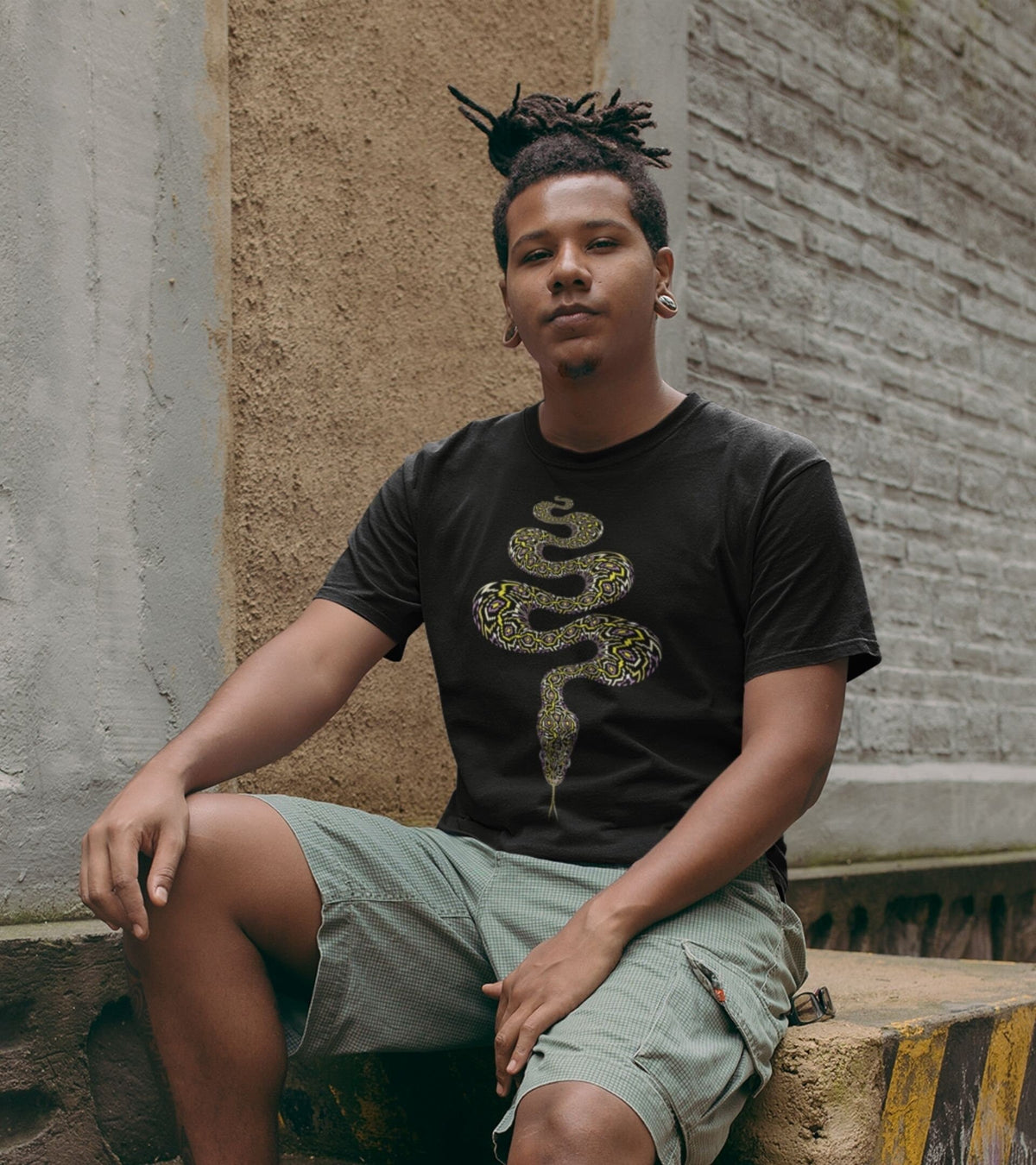 Serpent shirt for Men Mystical Snake Shirt Shipibo T shirt Snake T shirt Snake Lover Gift Snake Clothes Snake Art Shirt ANACONDA Graphic Tee – Premium Graphic · Perfect For Daily Wear