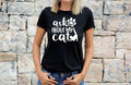 Womens Cat TShirt Shirt Cat Lovers Gift For Cat Tee Ask Me About My Cat Graphic Tee – Warm & Stylish · Perfect For Daily Wear