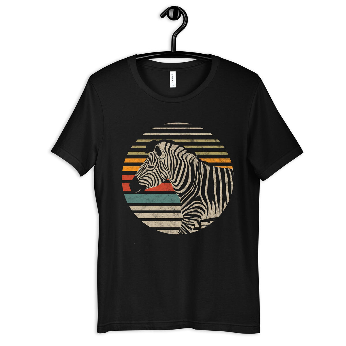 Retro Zebra Shirt Colorful Zebras TShirt Zoo Kids Tee Hoodie Sweatshirt Tank Top Long Sleeve Hoodie – Everyday Comfort · Must-Have Style