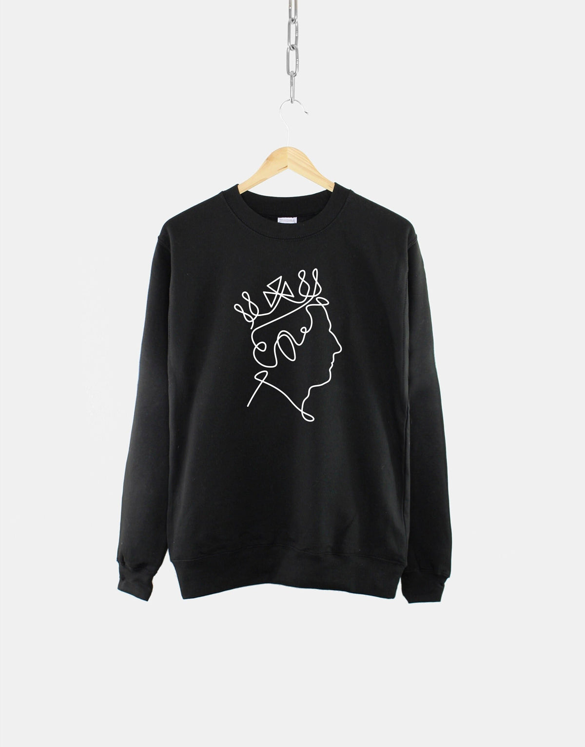 King Charles Sweatshirt King Charles III Print Shirt King Of England Sweater Minimal King Charles III Sweatshirt Sweatshirt – Everyday Comfort · Top Pick For Any Outfit