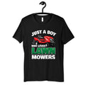Boy Who Loves Lawnmowers Shirt Lawn Kids Tee Lawn Mowing TShirt Landscaper Gift Lawnmowers Tank Top Hoodie Sweatshirt Hoodie – Warm & Stylish · Must-Have Style