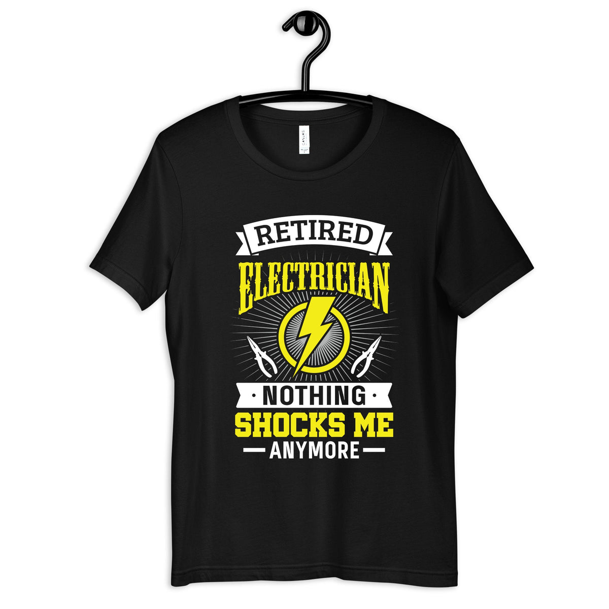 Retired Electrician Shirt Funny Retirement Tee Gifts for Retired Electricians TShirt Hoodie Long Sleeve Sweatshirt Hoodie – Premium Graphic · Great Gift For Fans
