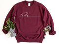 Cute Cat Playing With Thread Sweatshirt Funny Cat Pullover Cat Lover Crewneck Sweat Kitty Sweatshirt Pet Lover Pullover Kitten Sweater Sweatshirt – Bold Style · Trending Graphic Apparel