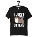 I Just Really Like Otters TShirt Funny Otter Shirt Otter Kids Tee Hoodie Sweatshirt Long Sleeve Women39s TShirt Hoodie – Bold Style · Great Gift For Fans
