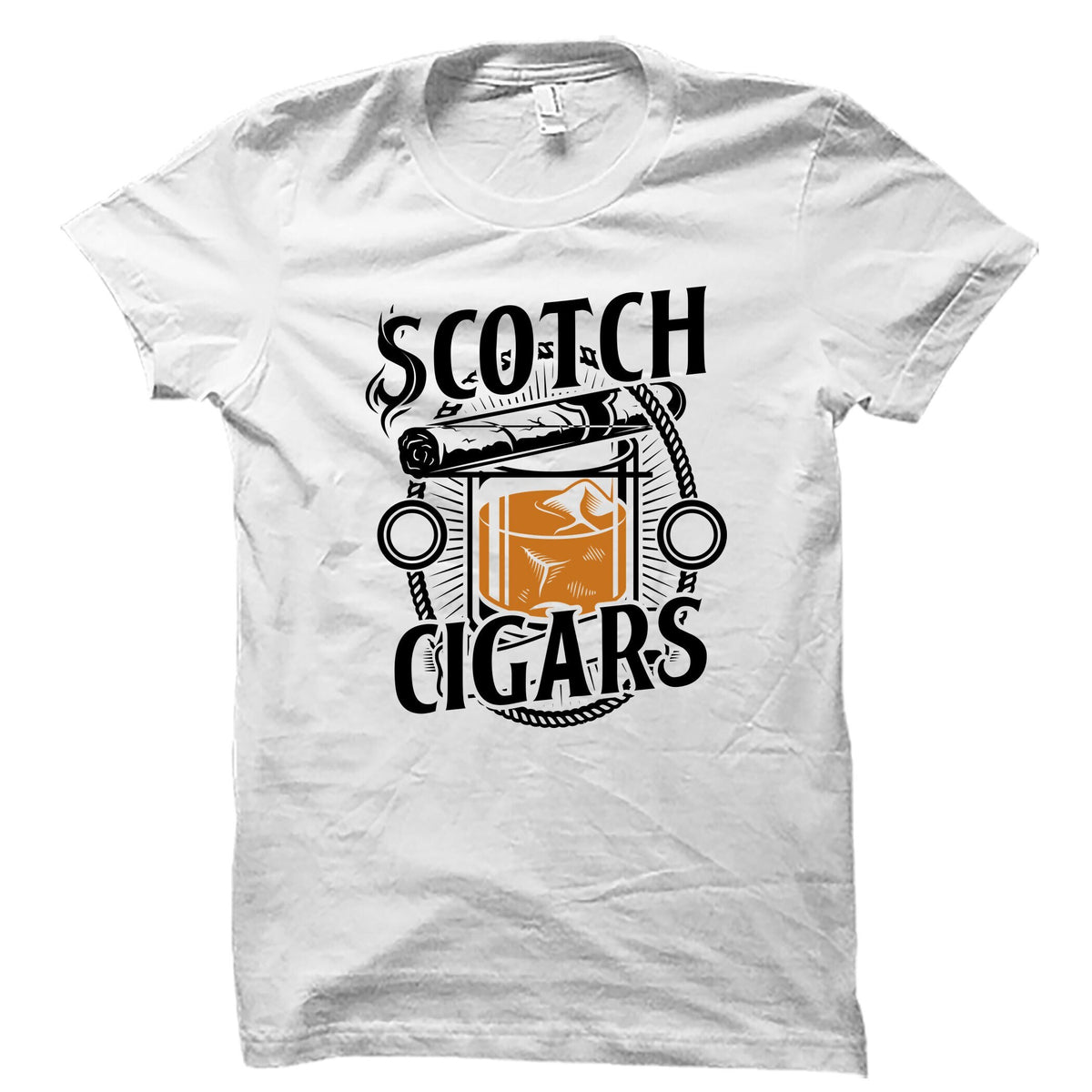 Scotch Fan Shirt Scotch Fan Gift Cigars Shirt Cigars Gift Smoking Shirt Smoking Gift Scotch Lover Shirt Scotch Lover Gift OS4840 Graphic Tee – Everyday Comfort · Great Gift For Fans