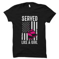 Female Veteran Shirt Female Veteran Gift Memorial Day Shirt Veteran Day Gift Veterans Day Shirt Woman Veteran Gift For Veteran OS5615 Graphic Tee – Easygoing Wear · High-Quality Print