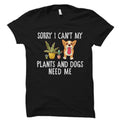 Plants And Dogs Shirt Plants And Dogs Gift Plant Mom Gift Gardener Shirt Dog Lovers Shirt Dog Lover Gift Plant Lover Shirt OS5533 Graphic Tee – Fan Favorite · Top Pick For Any Outfit