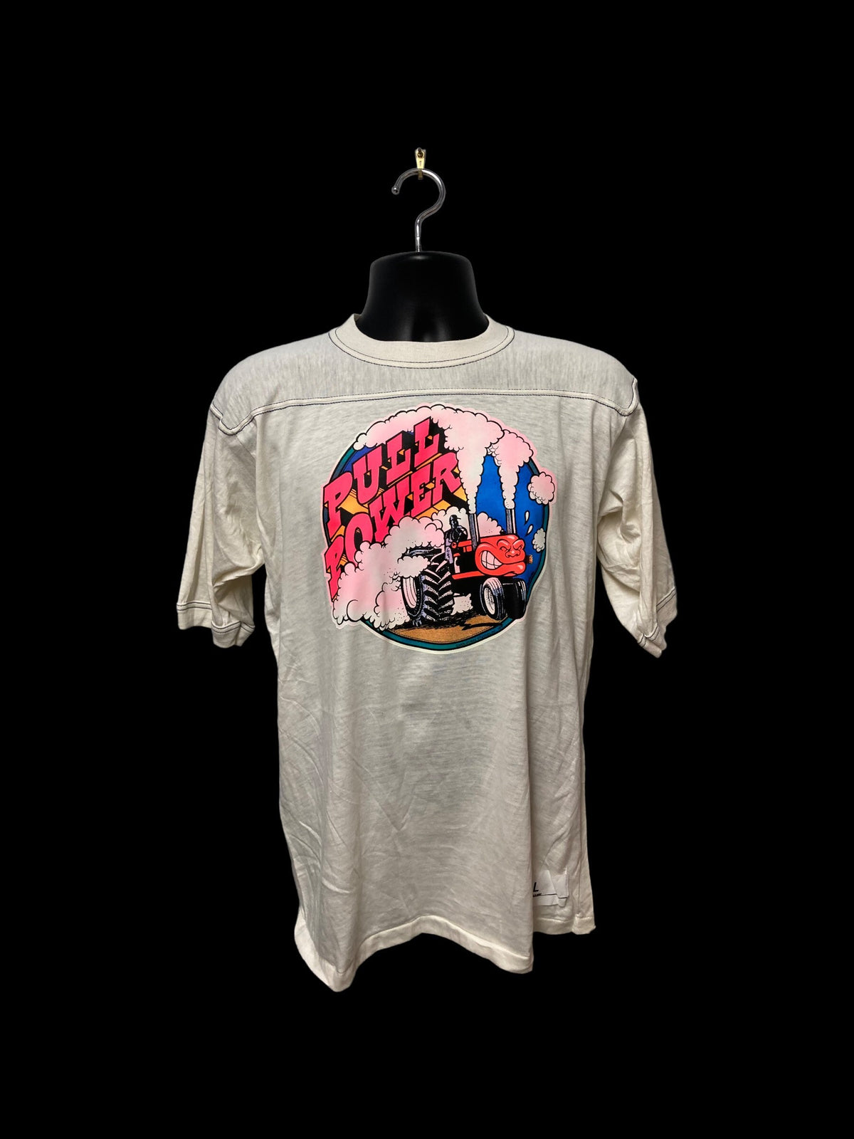 Vintage 1976 Pull power decal tee deadstock E121 Graphic Tee – Bold Style · Top Pick For Any Outfit