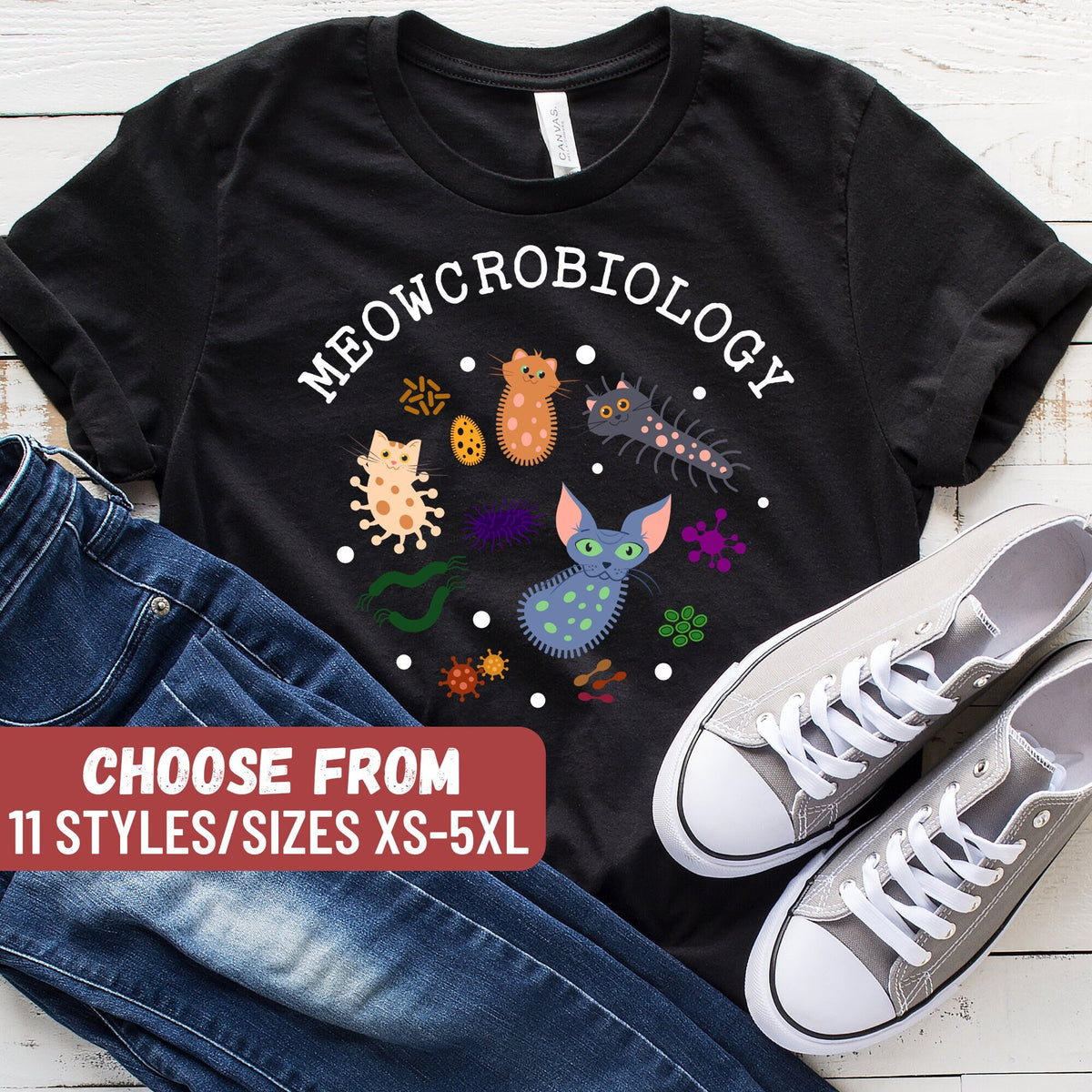 Meowcrobiology TShirt Funny Cat Lover Gift Biology Teacher Student Gift Microbiologist Tee Biologist Scientist Tee Biology Cat Shirt Graphic Tee – Cozy Vibes · Top Pick For Any Outfit
