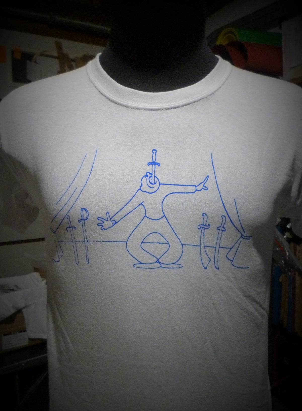 SWORD SWALLOWER vintage old image t shirt Graphic Tee – Bold Style · High-Quality Print