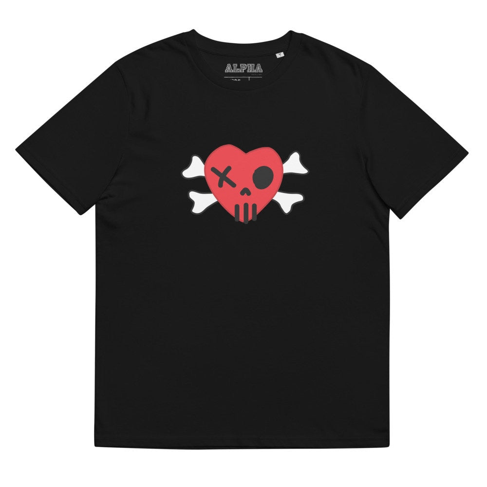 Heart Pirate Unisex organic cotton t shirt Graphic Tee – Aesthetic Look · Must-Have Style