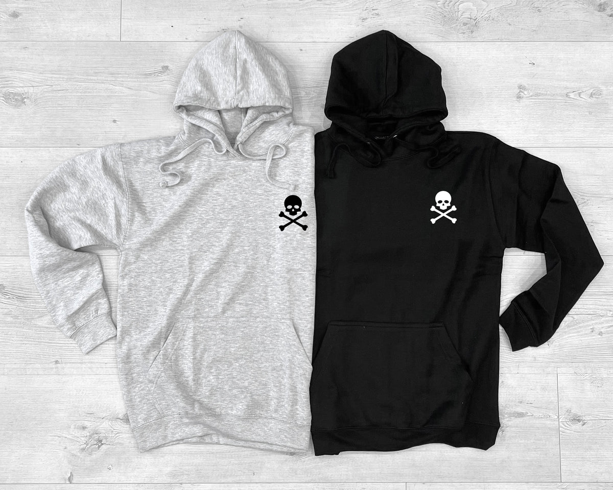 Skull And Crossbones Hoodie Skull Hoodie Womens Skull Hoodies Black Skulls Hoodie Skull Cross Bones Hoodie Hoodie – Soft Feel · Great Gift For Fans