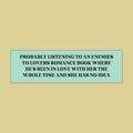 Bookish Sticker for Car Enemies to Lovers Romance Novel Gift for Romance Author Funny Bumper Sticker for Historical Romance Reader Graphic Tee – Bold Style · Top Pick For Any Outfit