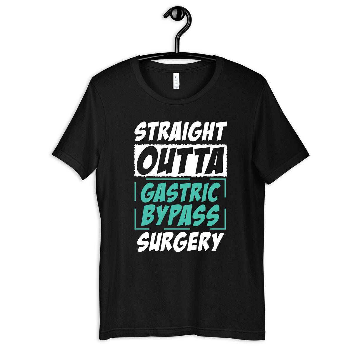 Straight Outta Gastric Bypass Surgery Shirt Gastric Bypass Tee Weight Loss Surgery Get Well Soon Gift Graphic Tee – Premium Graphic · Great Gift For Fans