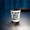 Funny Vasectomy Gift Vasectomy Shot Glass Vasectomy Humor It Takes Balls To Get Snipped Vasectomy Present Graphic Tee – Soft Feel · Top Pick For Any Outfit