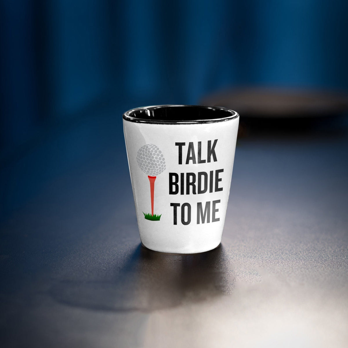 Funny Golf Shot Glass Golfer Gift Idea Golf Player Present Talk Birdie To Me Graphic Tee – Premium Graphic · Must-Have Style