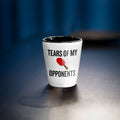 Funny Ping Pong Shot Glass Table Tennis Player Gift Tears Of My Opponents Graphic Tee – Premium Graphic · High-Quality Print